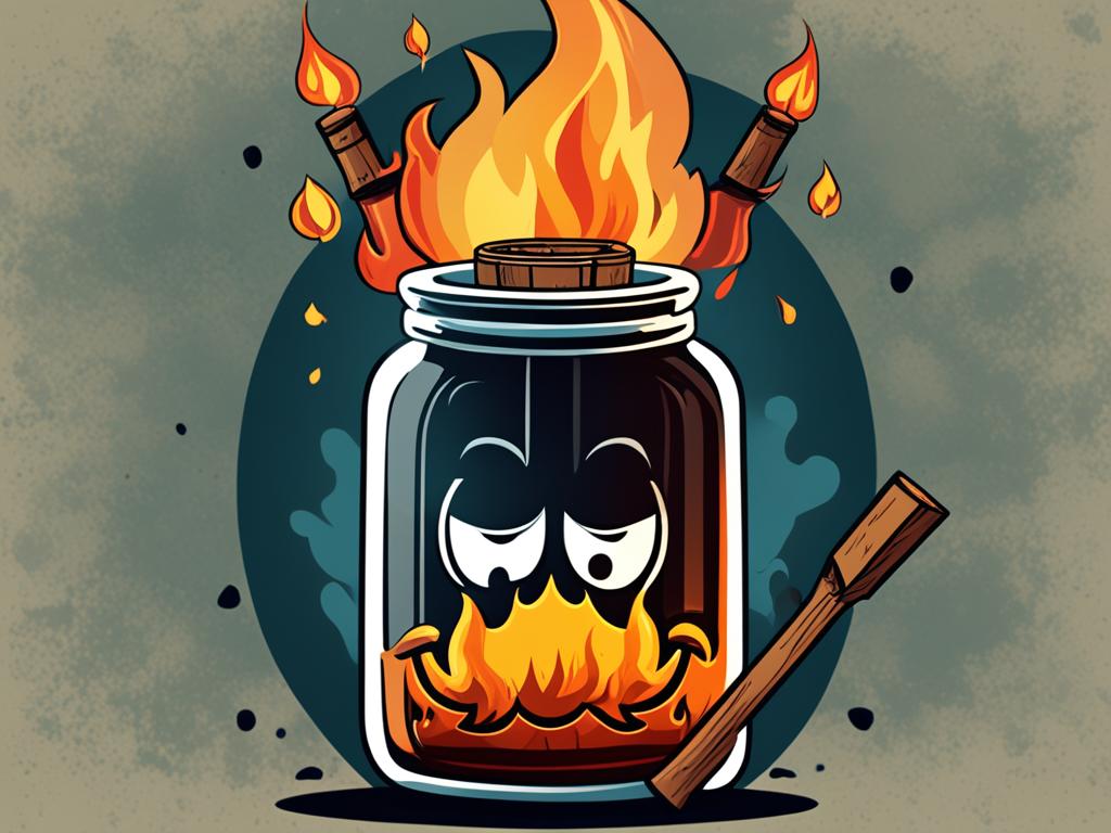 100-proof whiskey fire starter