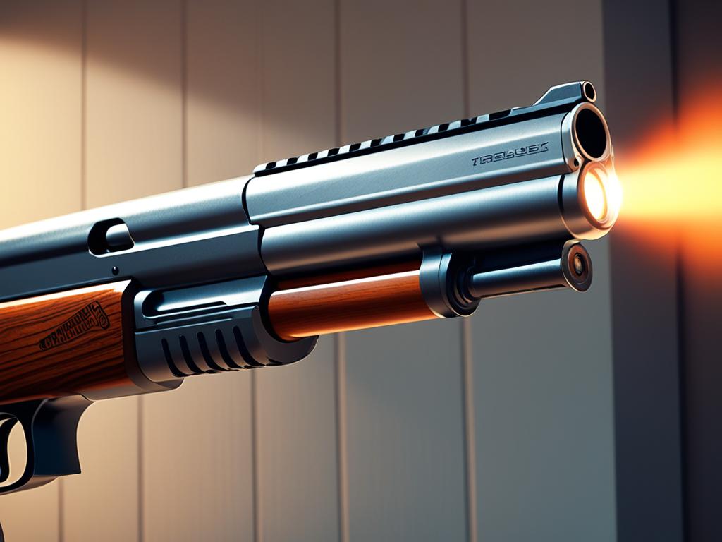 12-gauge shotgun for home defense