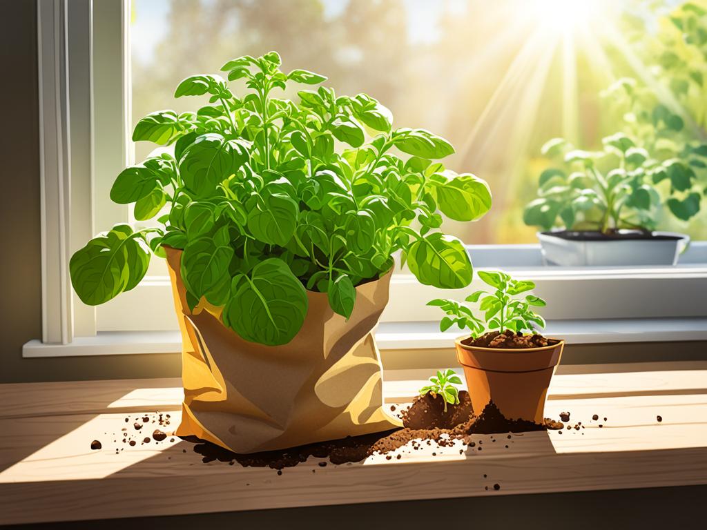 Container Gardening with Potato Bags