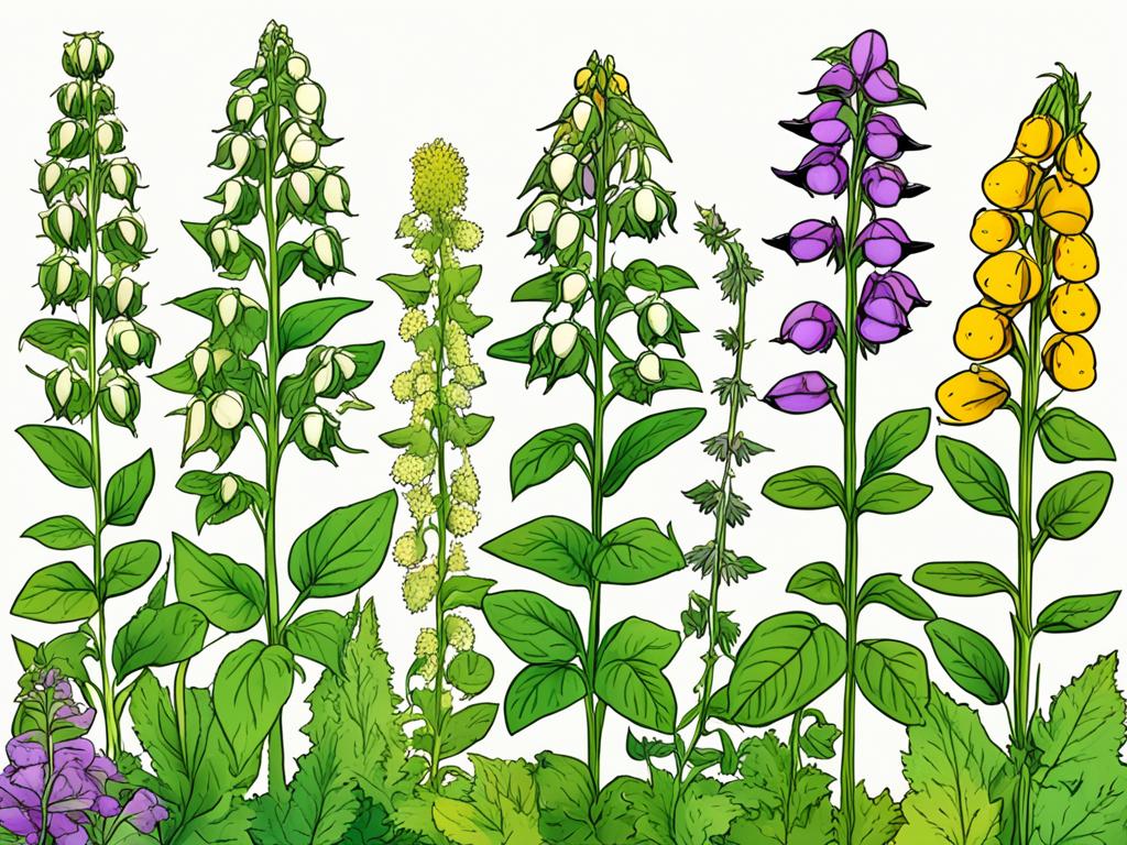 Different Comfrey Varieties