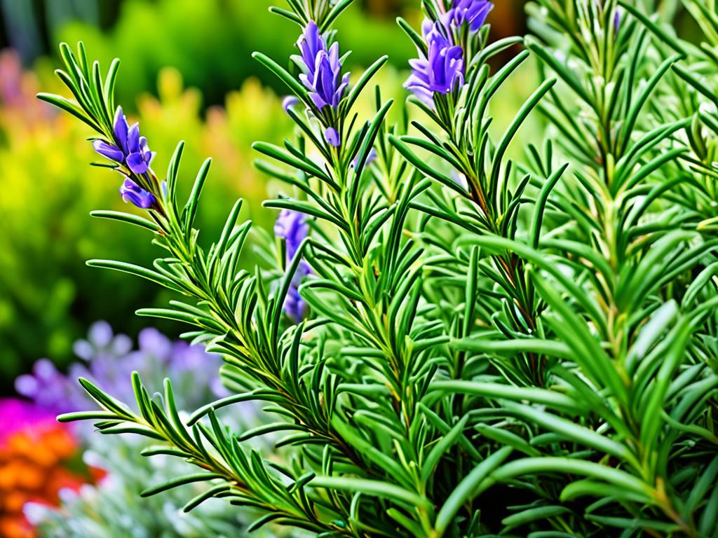 Elegant Rosemary in Garden Design