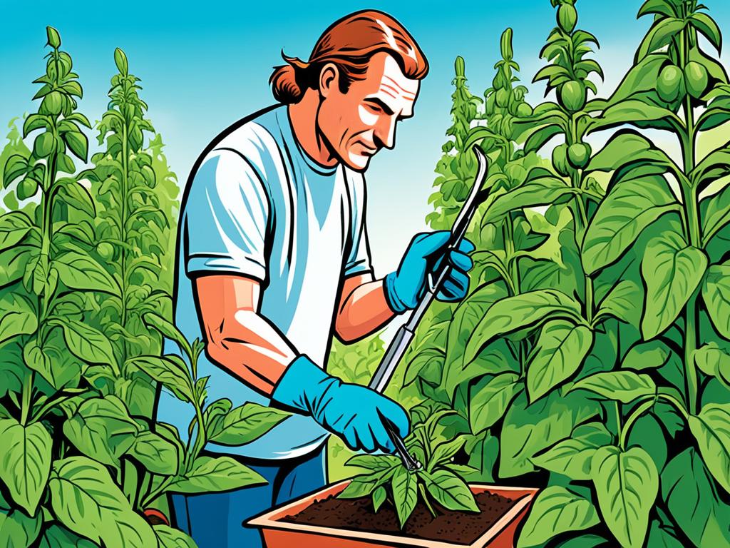 Harvesting Comfrey
