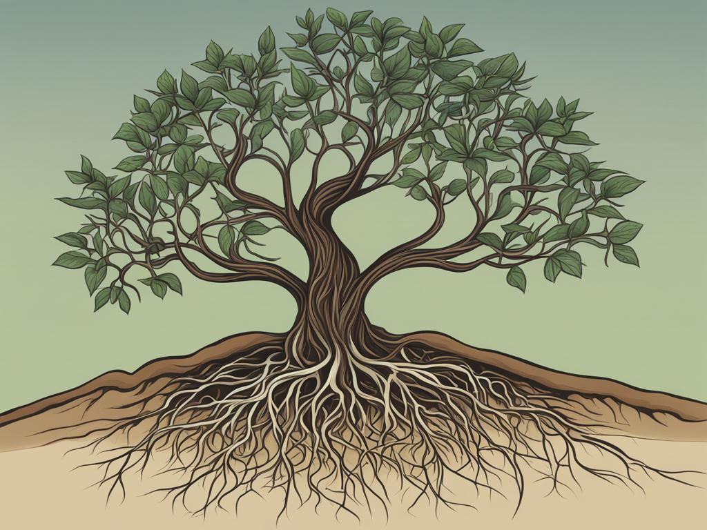 New Roots Evidencing Plant Growth