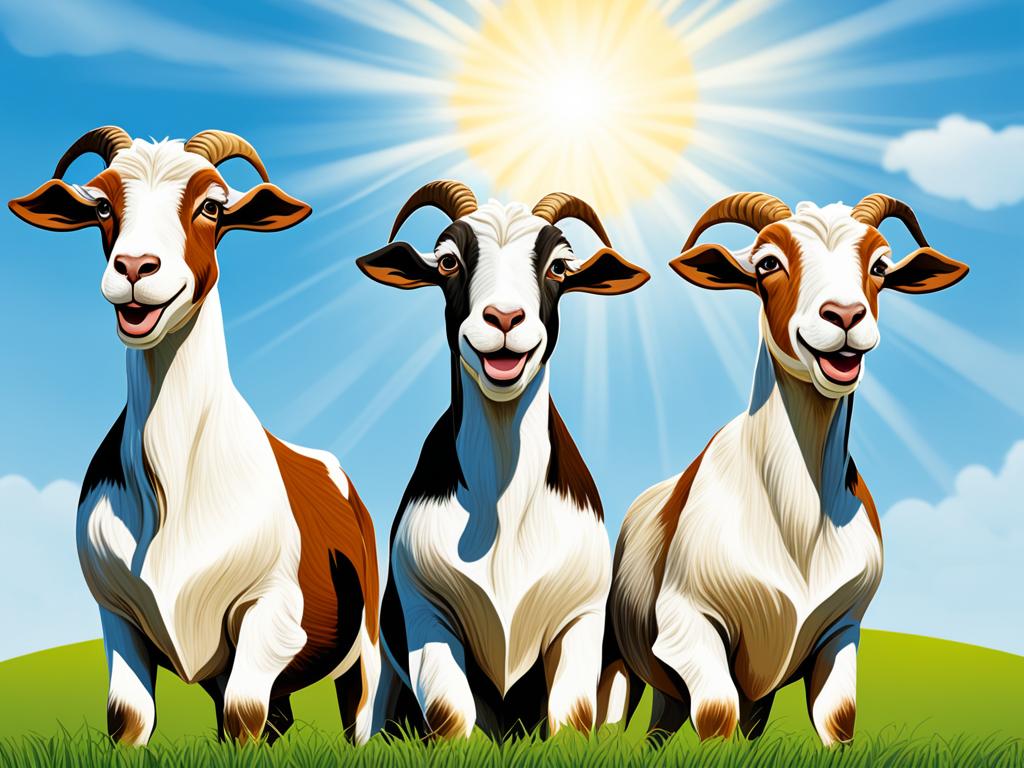 Nubian goats producing high butterfat milk Nubian goats producing high butterfat milk