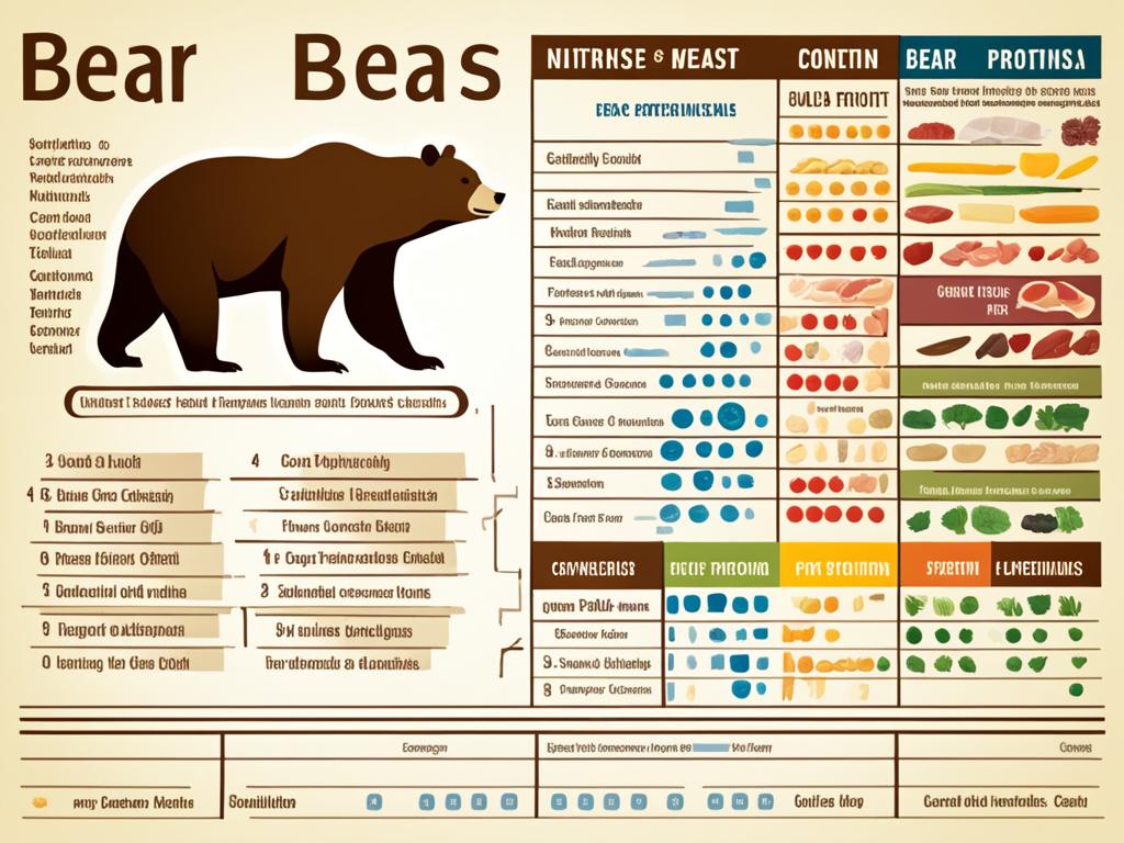Nutritional Chart of Bear Meat