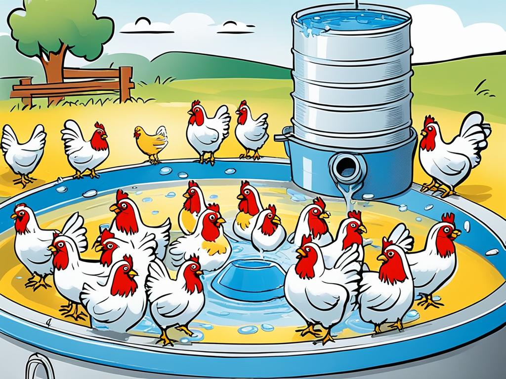 Plastic Drum Chicken Waterer
