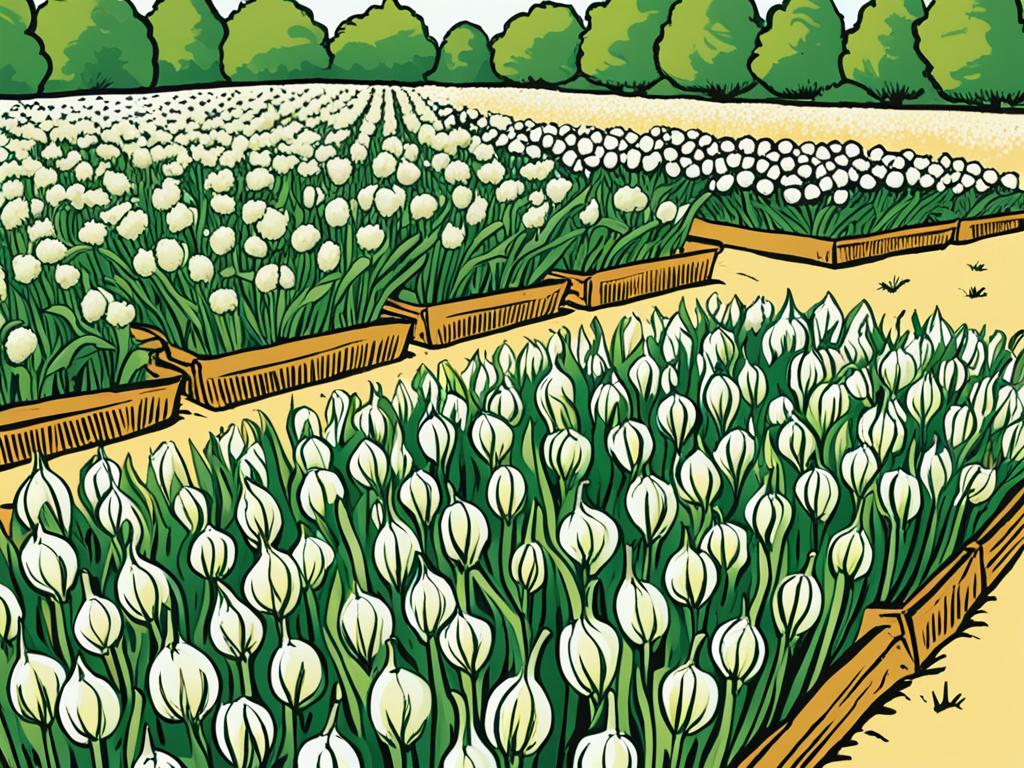 Seasonal Garlic Picking