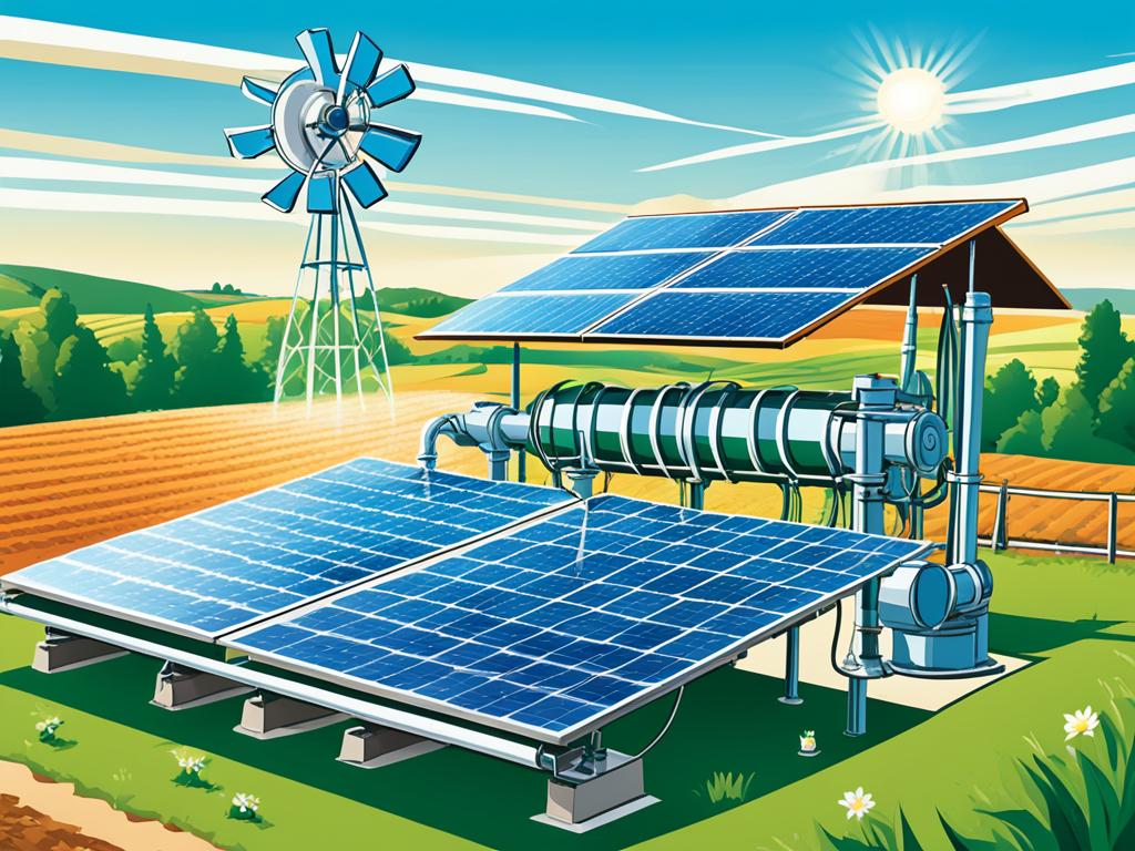 Solar Energy Powering Water Pumps