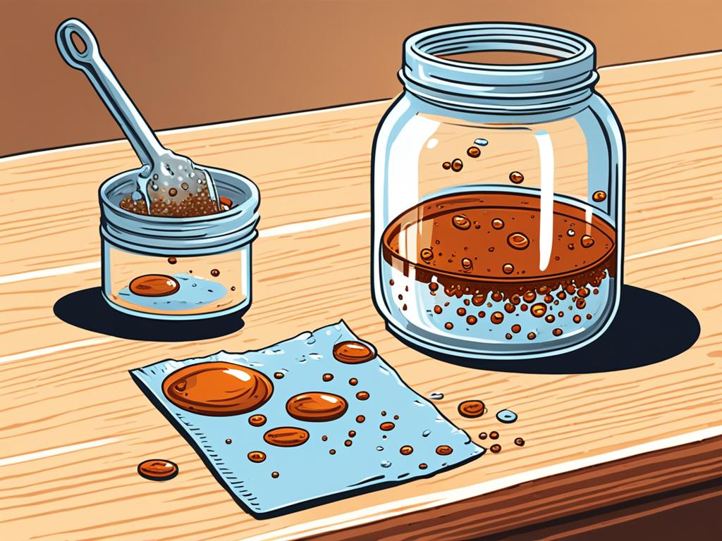 Vinegar soaking process for rust removal