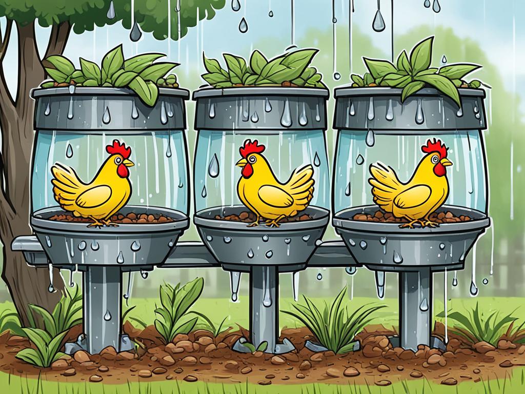 Weather-Proof Chicken Feeders