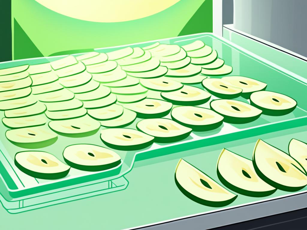 dehydrating apples