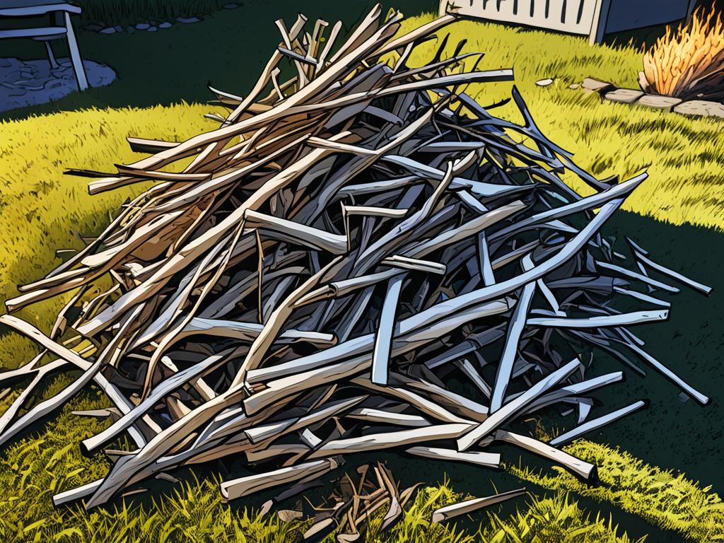 dried kindling