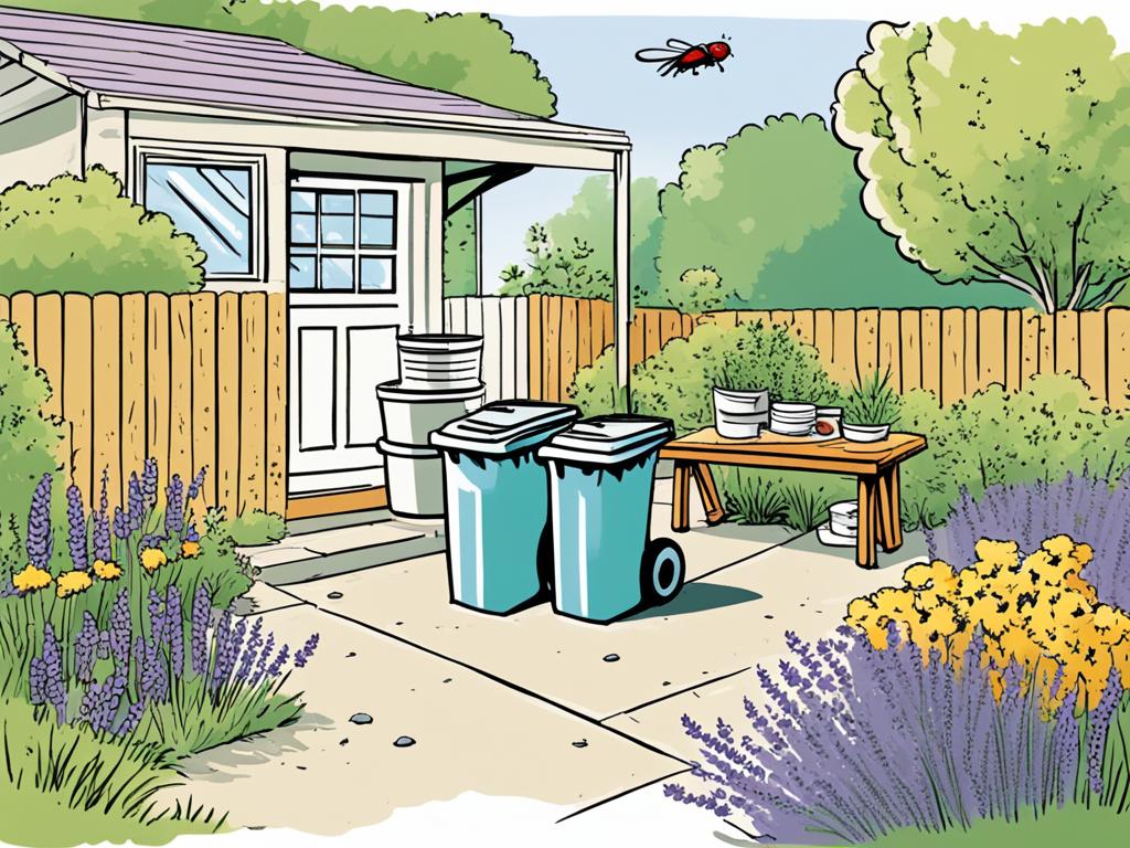 eliminate fly food sources