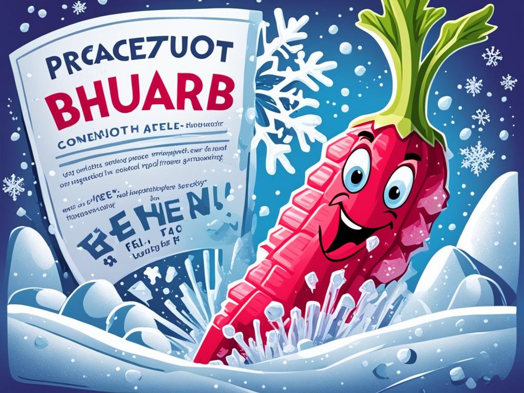 frozen rhubarb poisonous