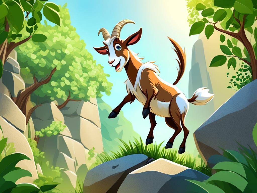 goat browsing on leaves goat browsing on leaves