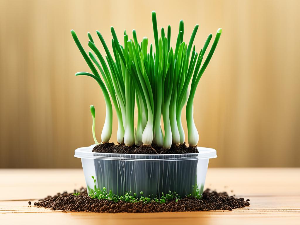 growing green onions in containers