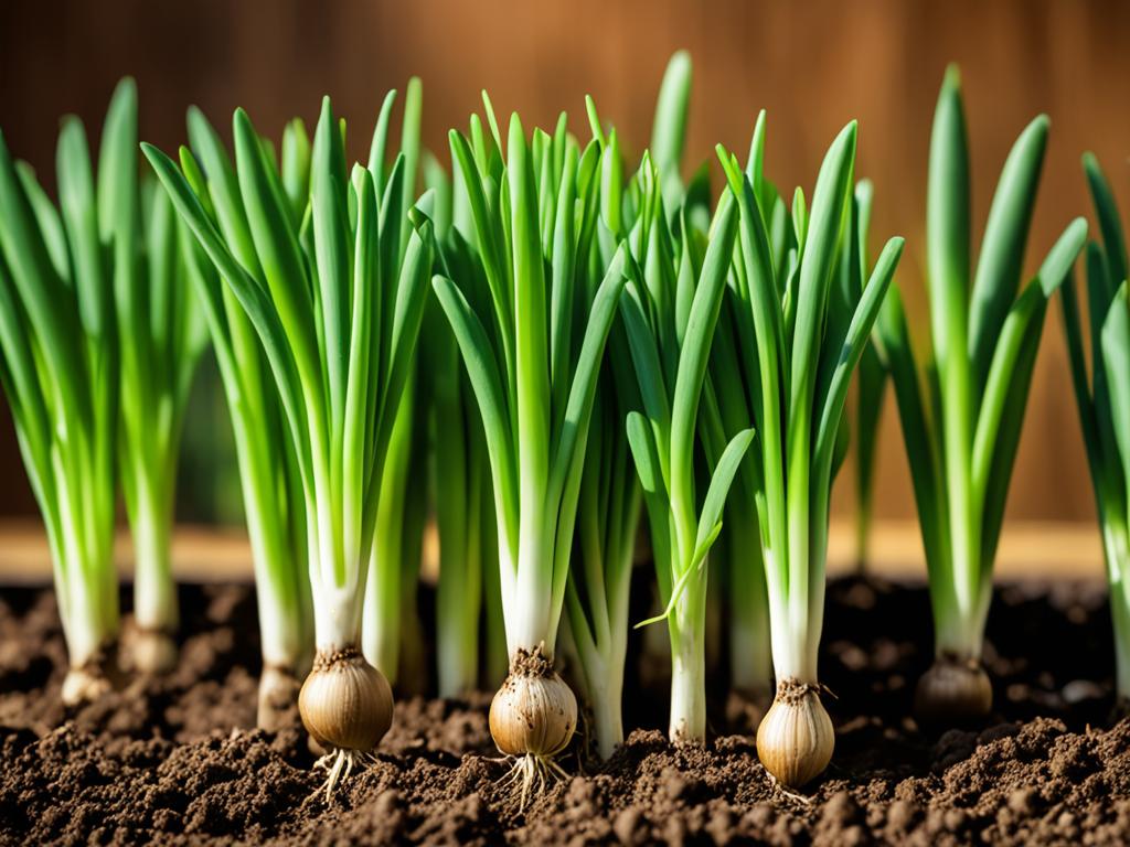 growing green onions