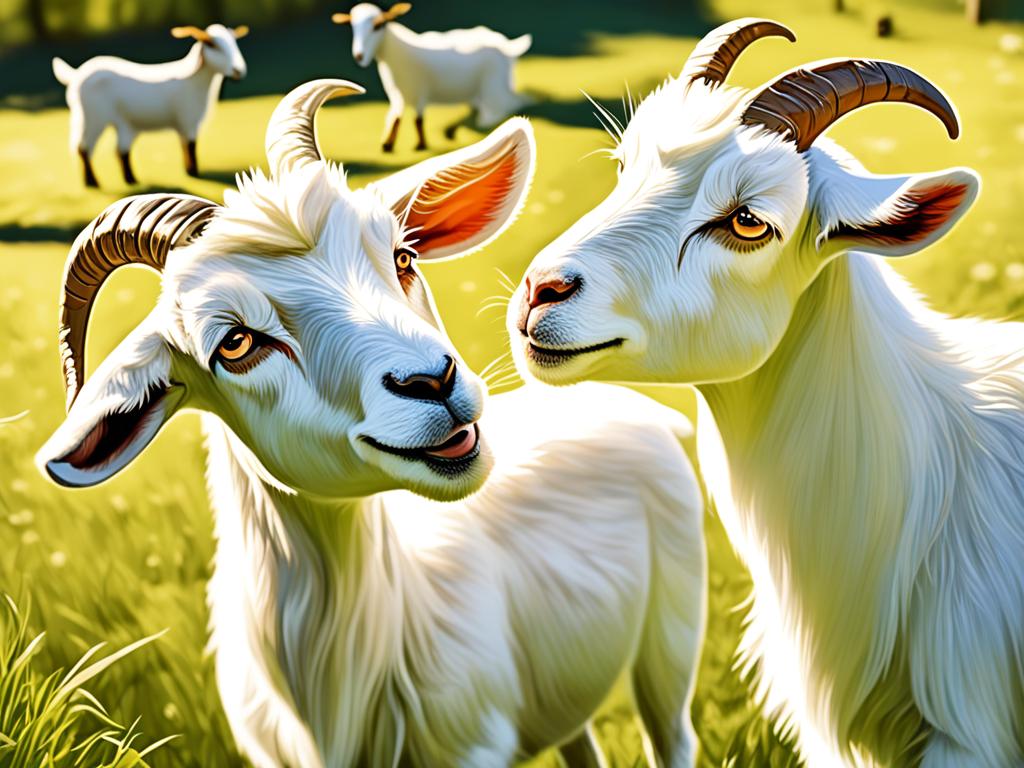harmonious goat companionship harmonious goat companionship