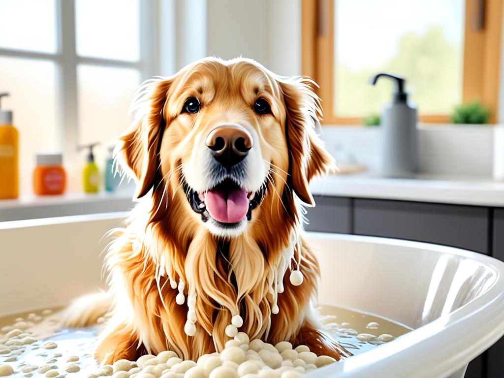 homemade oatmeal dog shampoo