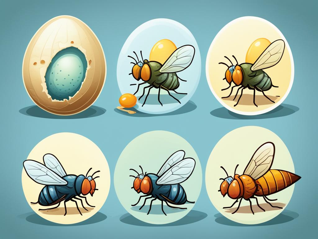 house fly life cycle