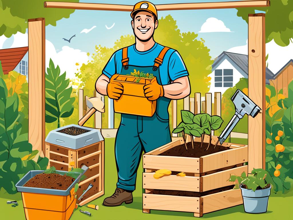 how to build compost bin