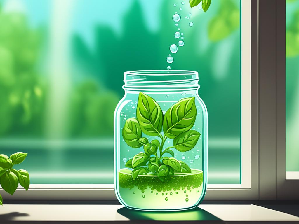 keeping basil in water keeping basil in water
