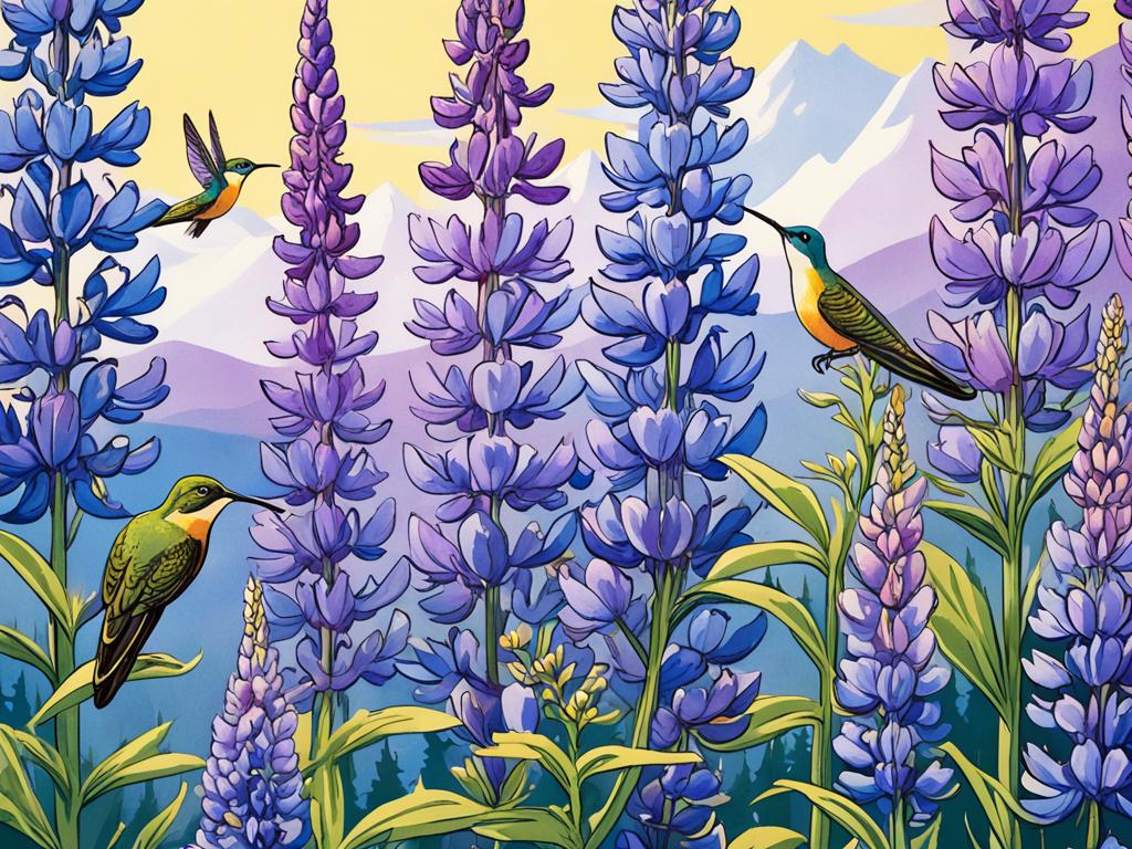 lupine flowers that attract hummingbirds lupine flowers that attract hummingbirds