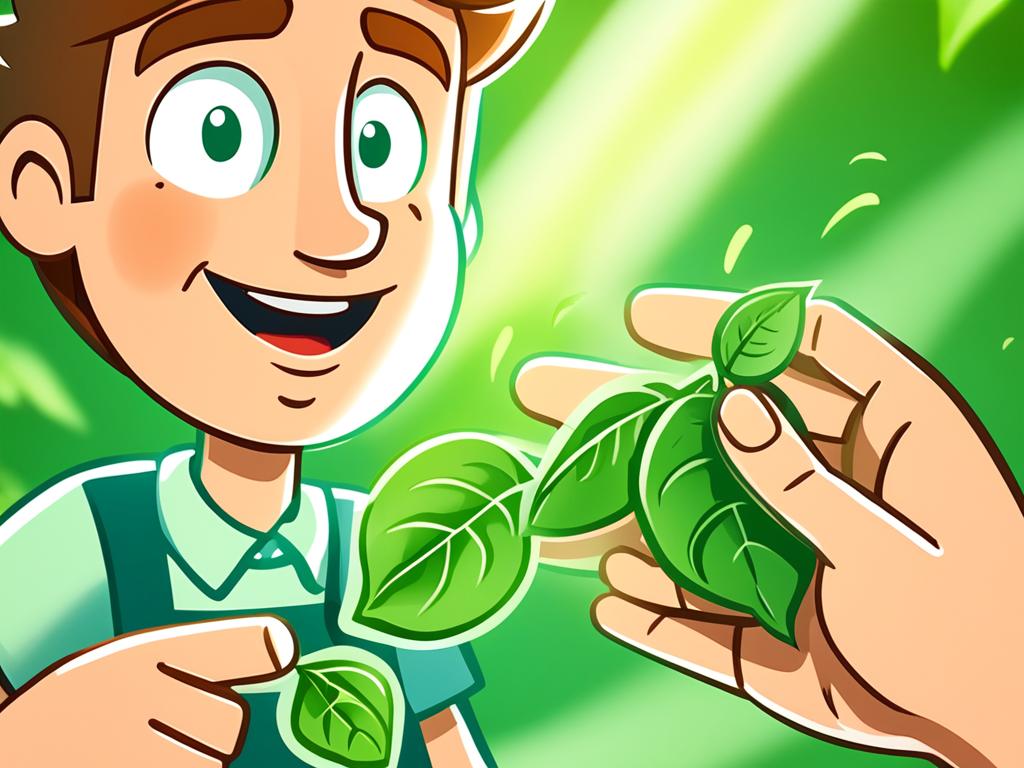 picking basil leaves picking basil leaves