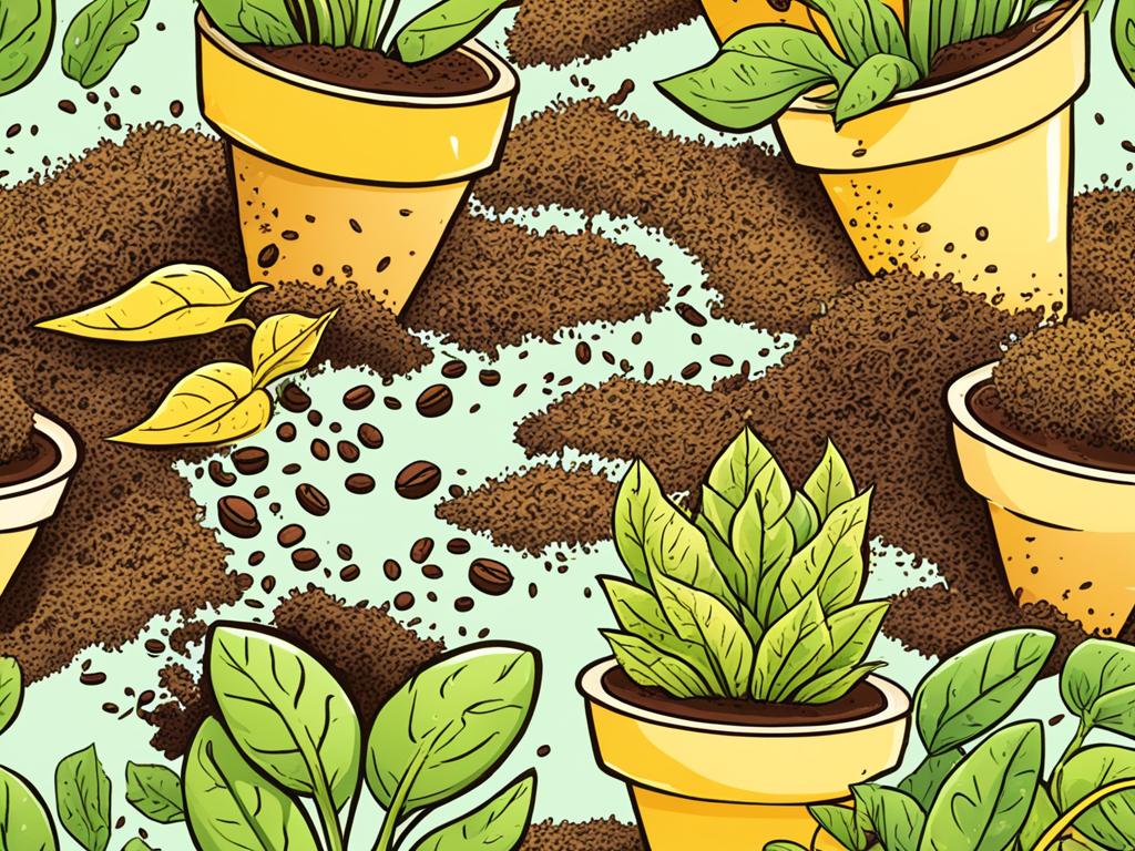 plants that don't like coffee grounds