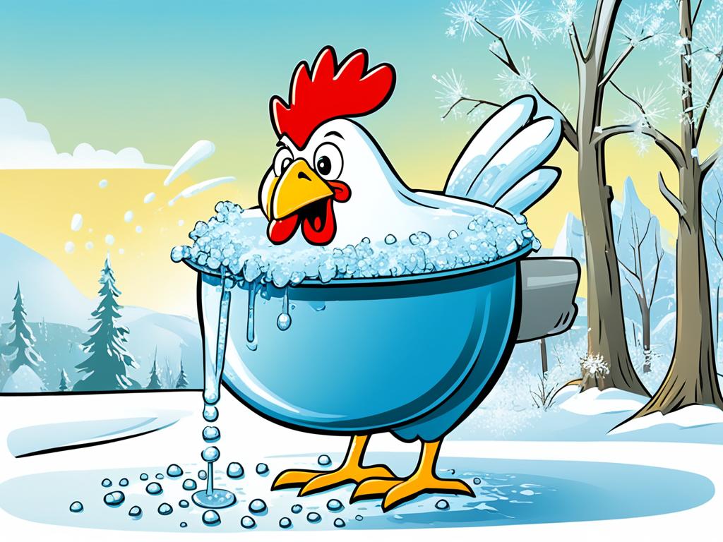 preventing frozen water in winter
