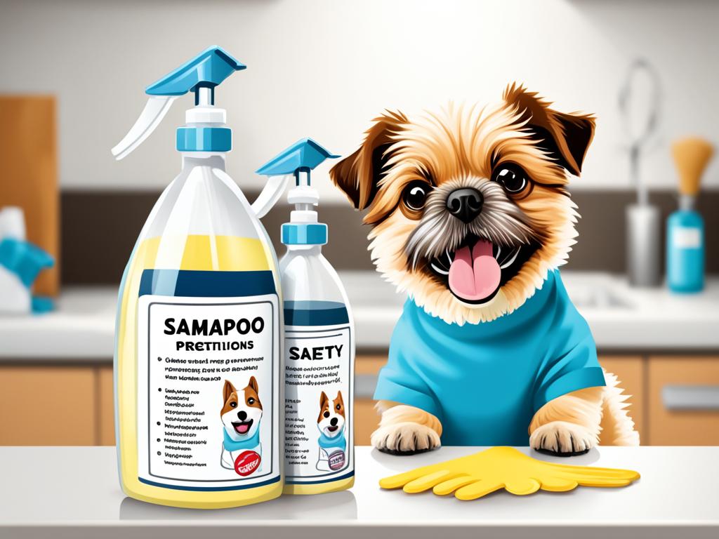 safety precautions for dog shampoo