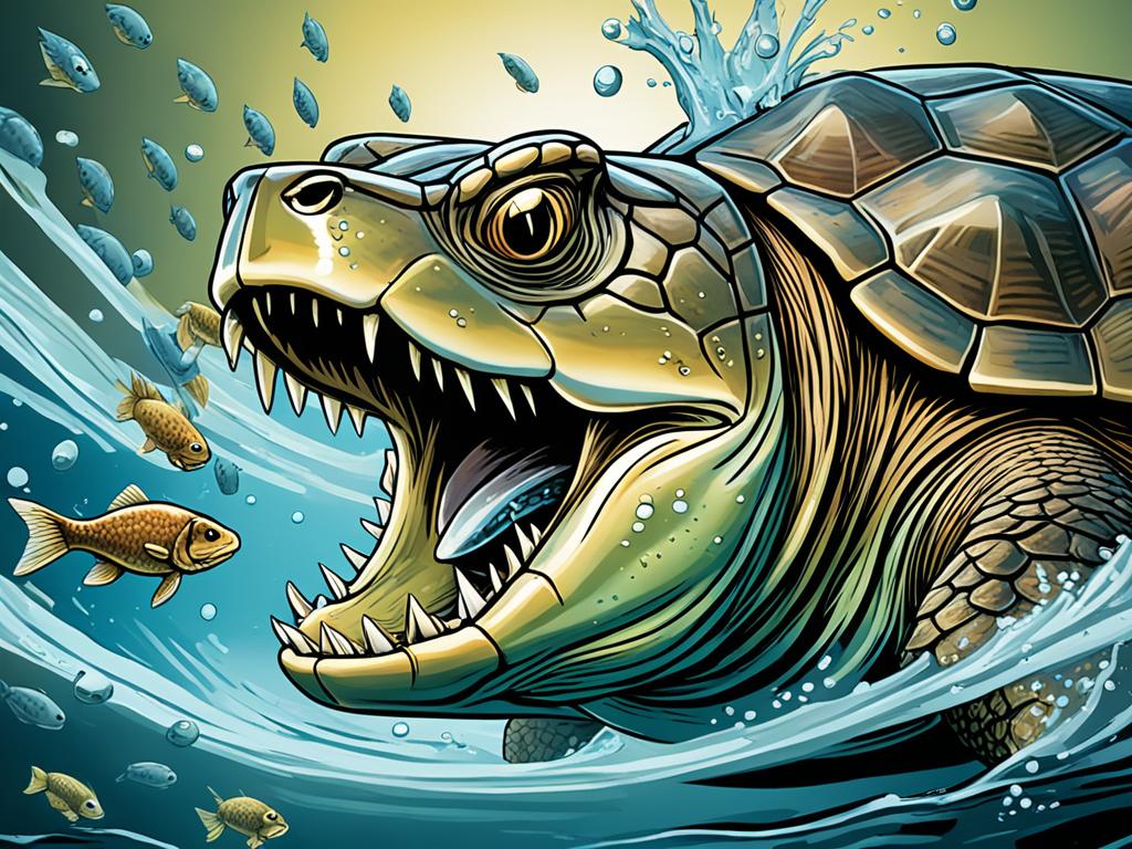 snapping turtle predation impact