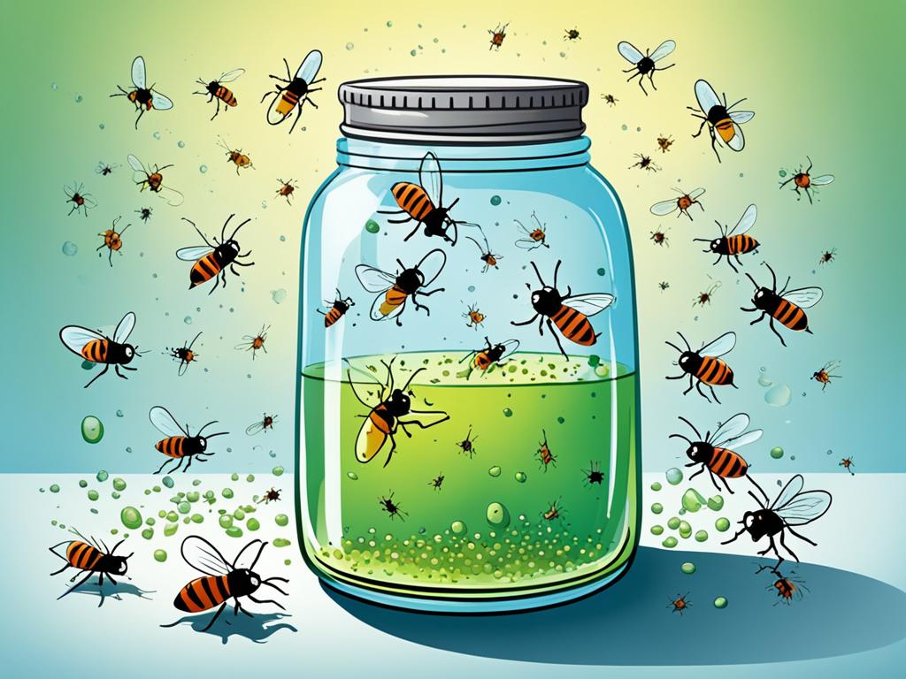 vinegar and soap trap