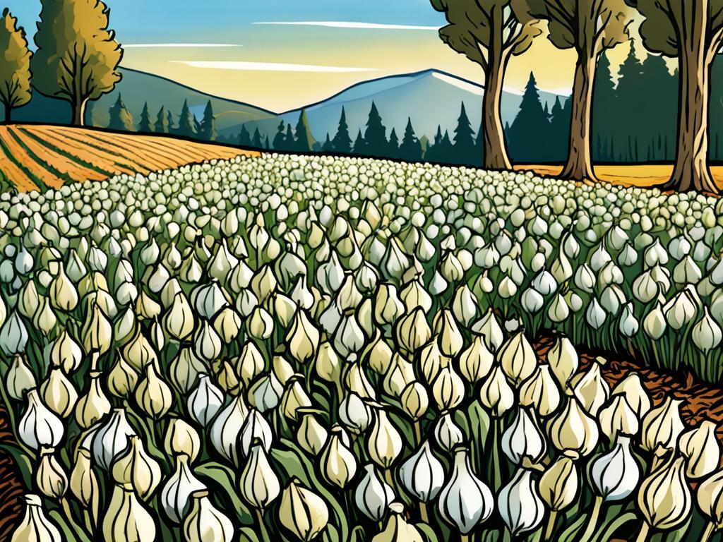 when to harvest garlic